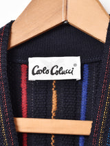 総柄カーディガン