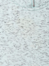 ハーフジップ 霜降りスウェットシャツ