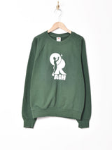 プリントスウェットシャツ