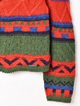 オーストリア製 ウッドボタン チロルカーディガン