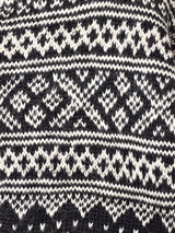 総柄 ノルディックカーディガン