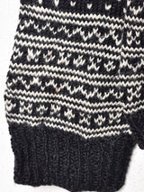 総柄 ノルディックカーディガン