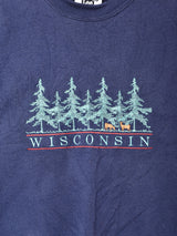 Lee アメリカ製 刺繍スウェットシャツ