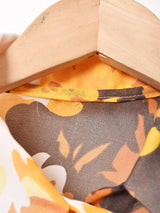 70's 花柄 シアー 長袖シャツ