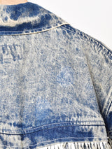 アメリカ製 フリンジ デニムジャケット