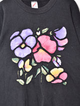 アメリカ製 フラワーデザイン スウェットシャツ