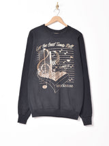 アメリカ製 ジャズプリント スウェットシャツ