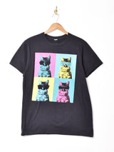 キャットプリントTシャツ