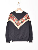 アメリカ製 バンダナデザイン スウェットシャツ