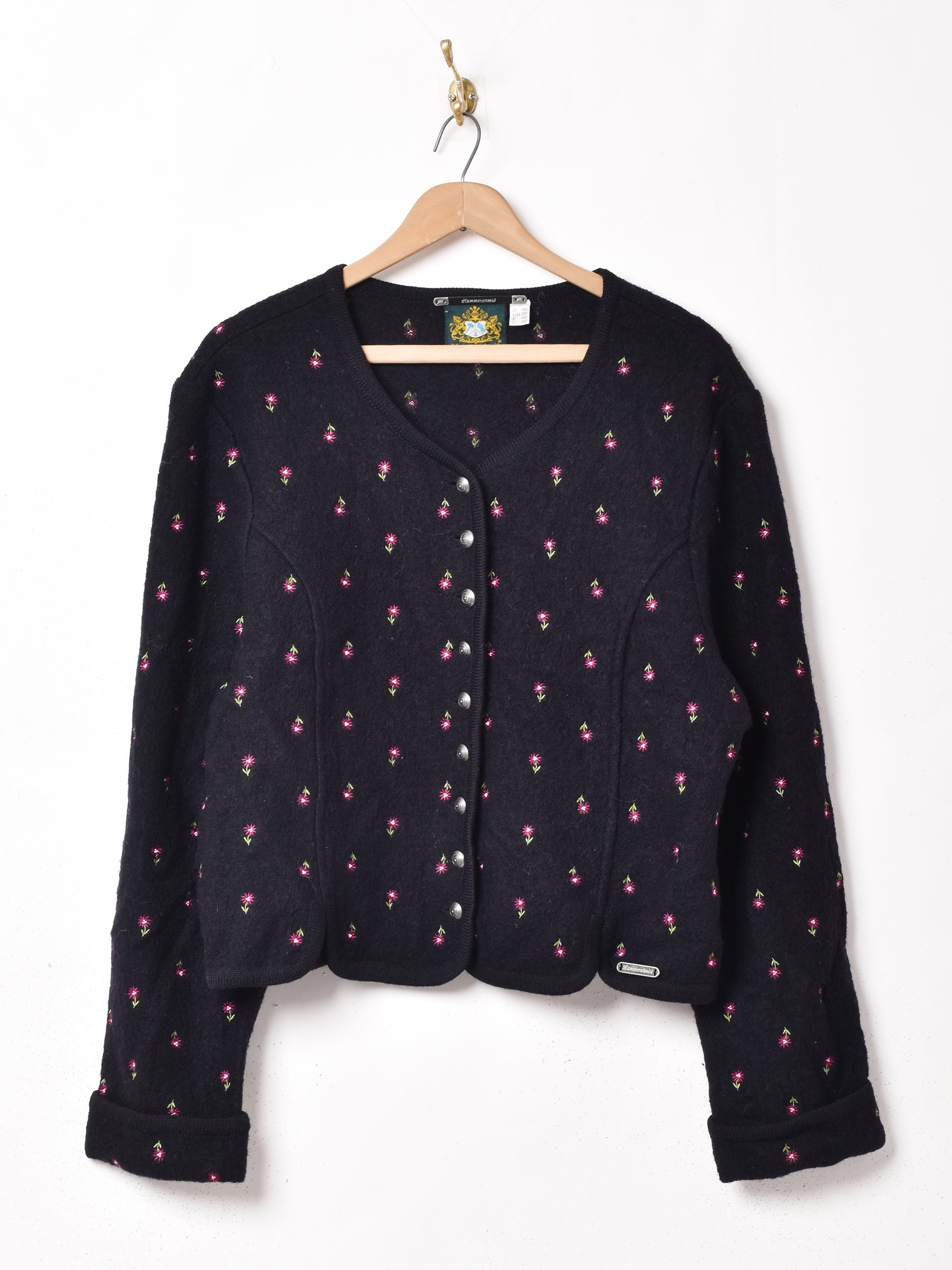 フラワー 刺繍 チロルカーディガン – 古着屋Top of the Hillのネット