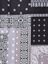 【2色展開】TEMPTATIONバンダナ柄 半袖シャツ