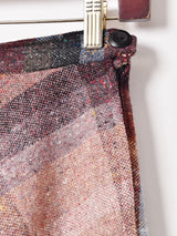 チェック柄 ツイードフレアスカート