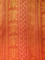 マンダリンカラー 総柄 長袖シャツ