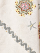 ハイネック フラワー 刺繍 セーター