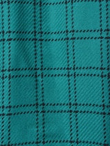 ブロックチェック ウールタイトスカート