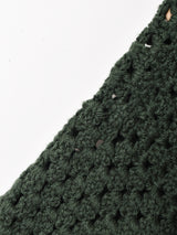 クロシェ クローバーボタン カーディガン