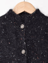 ラメ糸 モヘアカーディガン