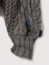 フラワー 刺繍 チロルカーディガン