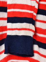 トリコロールカラーセーター