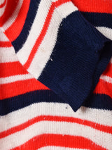 トリコロールカラーセーター