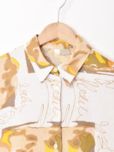 総柄 半袖シャツ