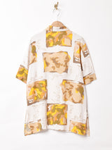 総柄 半袖シャツ