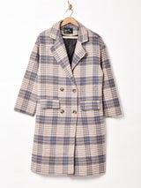 Meridian 千鳥格子柄 チェスターコート