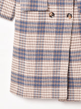 Meridian 千鳥格子柄 チェスターコート