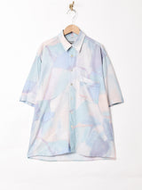 総柄 半袖シャツ