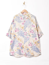 花柄 半袖シャツ