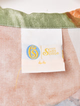 総柄 オープンカラー半袖シャツ