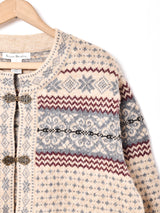 メタルフック ノルディック カーディガン