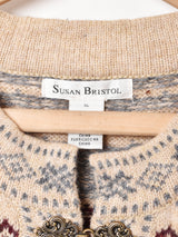 メタルフック ノルディック カーディガン