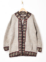 ノルディック風カーディガン