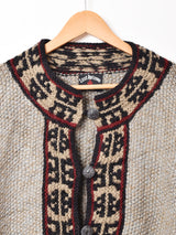 ノルディック風カーディガン