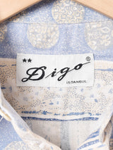 総柄 半袖シャツ