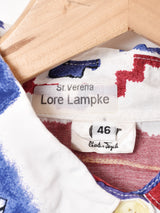 総柄 半袖シャツ