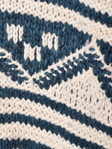 総柄 ハイネックセーター