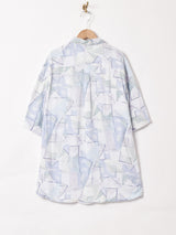 総柄 半袖シャツ