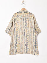 総柄 半袖シャツ