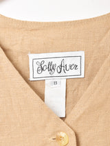 アメリカ製 リネンベスト