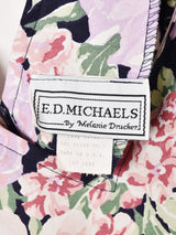 アメリカ製 Vネック 花柄 スリーブレスワンピース