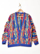 オーストラリア製 3Dカーディガン