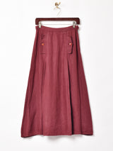 フランス製 リネン フレアスカート