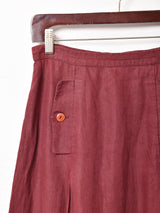 フランス製 リネン フレアスカート