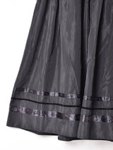 ドイツ製 テープデザイン フレアスカート