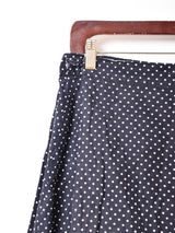 ドット柄 リバーシブル ラップスカート