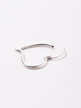 ハート フープピアス