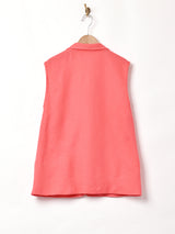 オープンカラーベスト