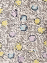 総柄 フレンチスリーブ ワンピース